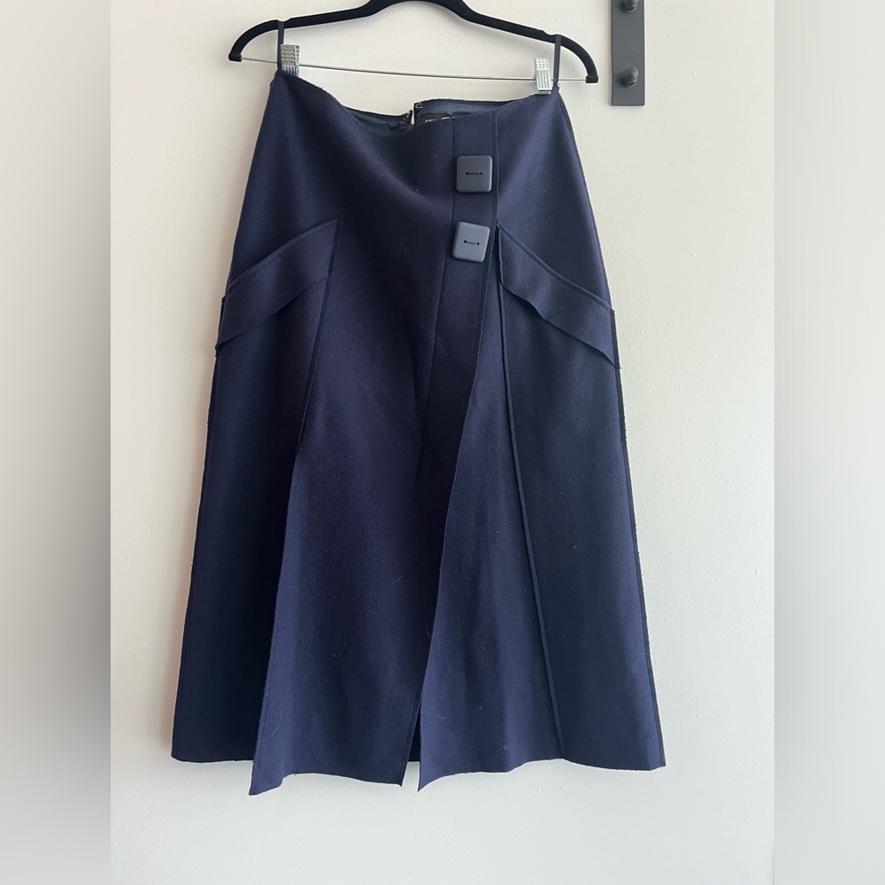 Never been worn, NWT Purificación Garcia navy pencil skirt